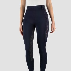 Bryczesy Leginsy MOMENTUM Blue/rosegold