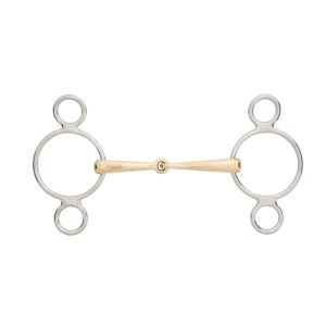 Wędzidło 2482 wielokrążek 1x łamany Sweet Copper