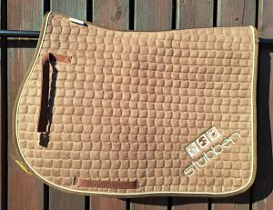 Czaprak VS  Classic Suede Brązowy logo Stubben
