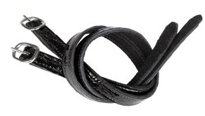 Paski do ostróg Croco Black
