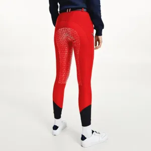 Bryczesy damskie zimowe softshell Tommy Hilfiger Primary Red