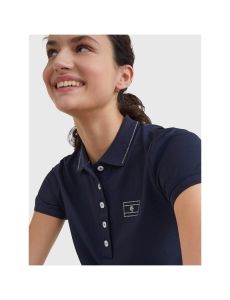 Koszulka Polo Tommy Hilfiger Crystal Dessert Sky r.L