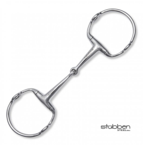 Wędzidło Stubben 2432 1x łamane gag "cyganka"