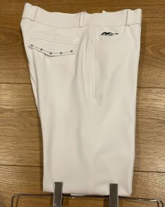 Bryczesy  SALIN W20 bianco/WHITE rozm.116cm