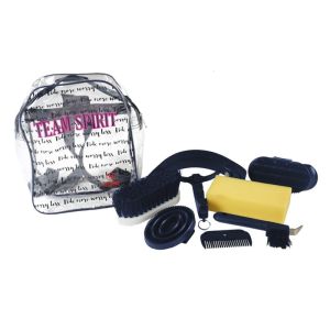 zestaw szczotek w plecaku navy