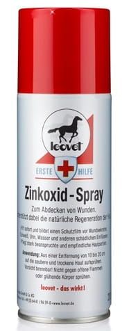 Spray dezynfekujący dla koni- Cynk w sprayu Leovet First Aid Zinkoxid Spray - powłoka ochronna z cynkiem